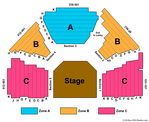 Apollo Theater Main Stage Seating Chart